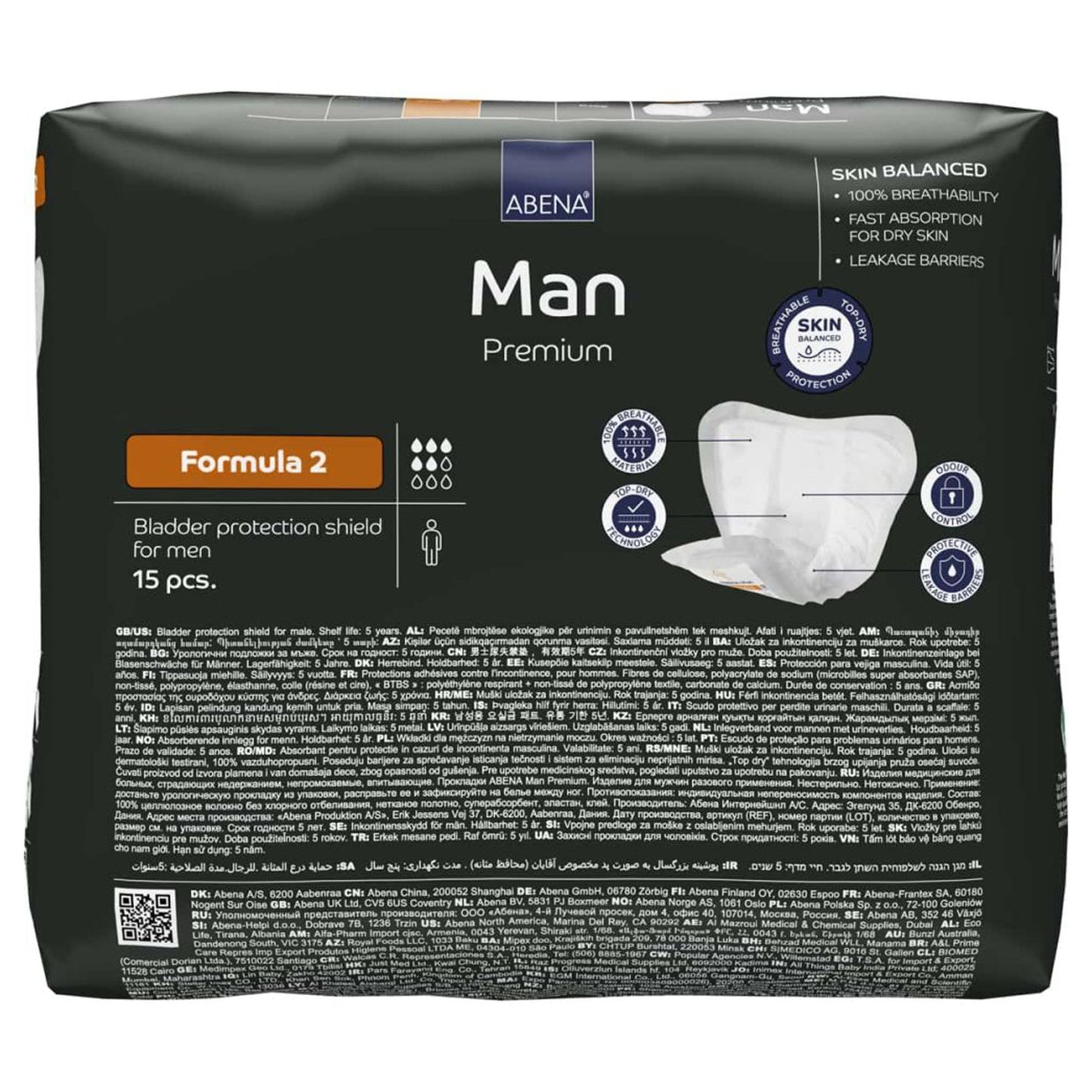 Abena® Man Premium Bladder Protection Shield, Formula 2