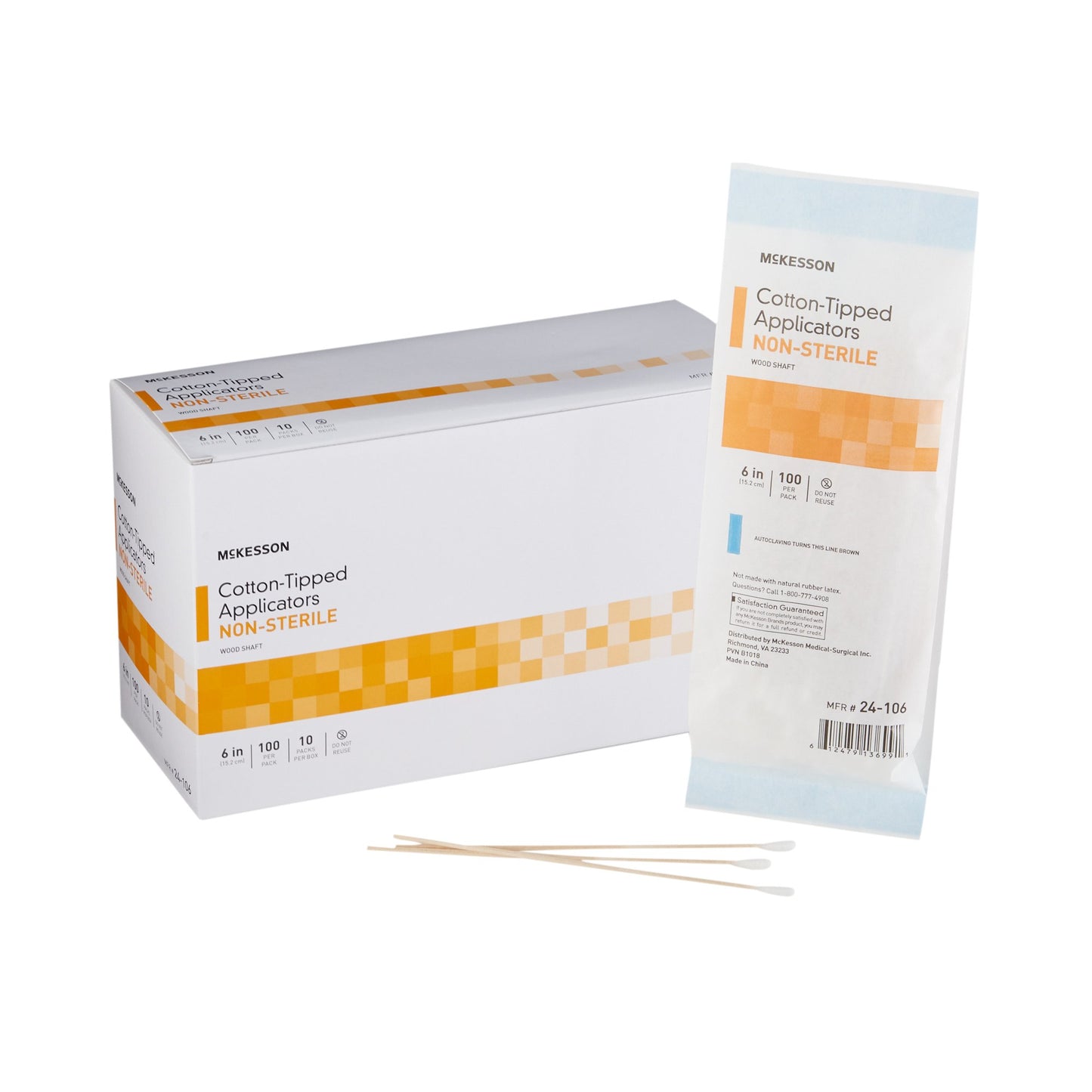 McKesson Swabsticks, Cotton-Tip
