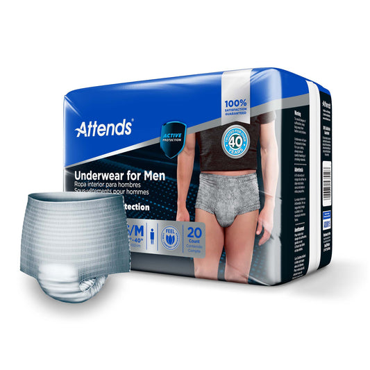 Attends® Discreet Men's Underwear, Level 5