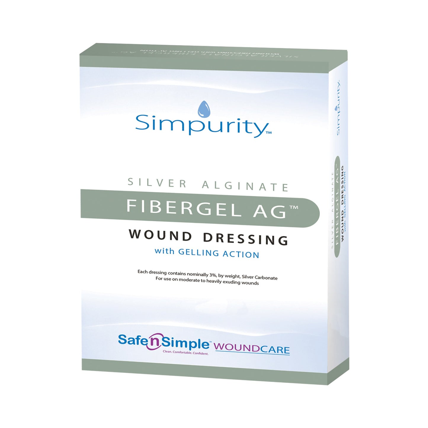 Simpurity™ Fibergel AG™ Silver Alginate Dressing