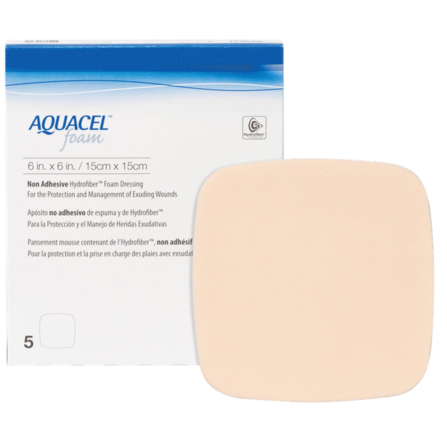 Aquacel® Nonadhesive without Border Foam Dressing