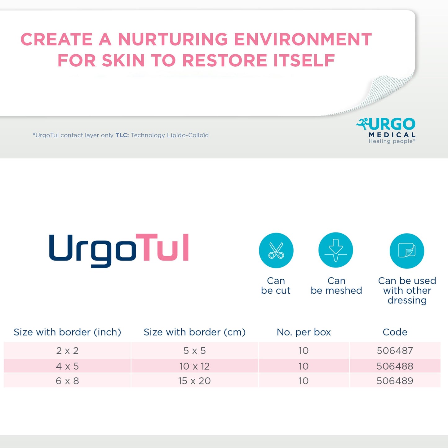 UrgoTul™ Impregnated Contact Layer Dressing