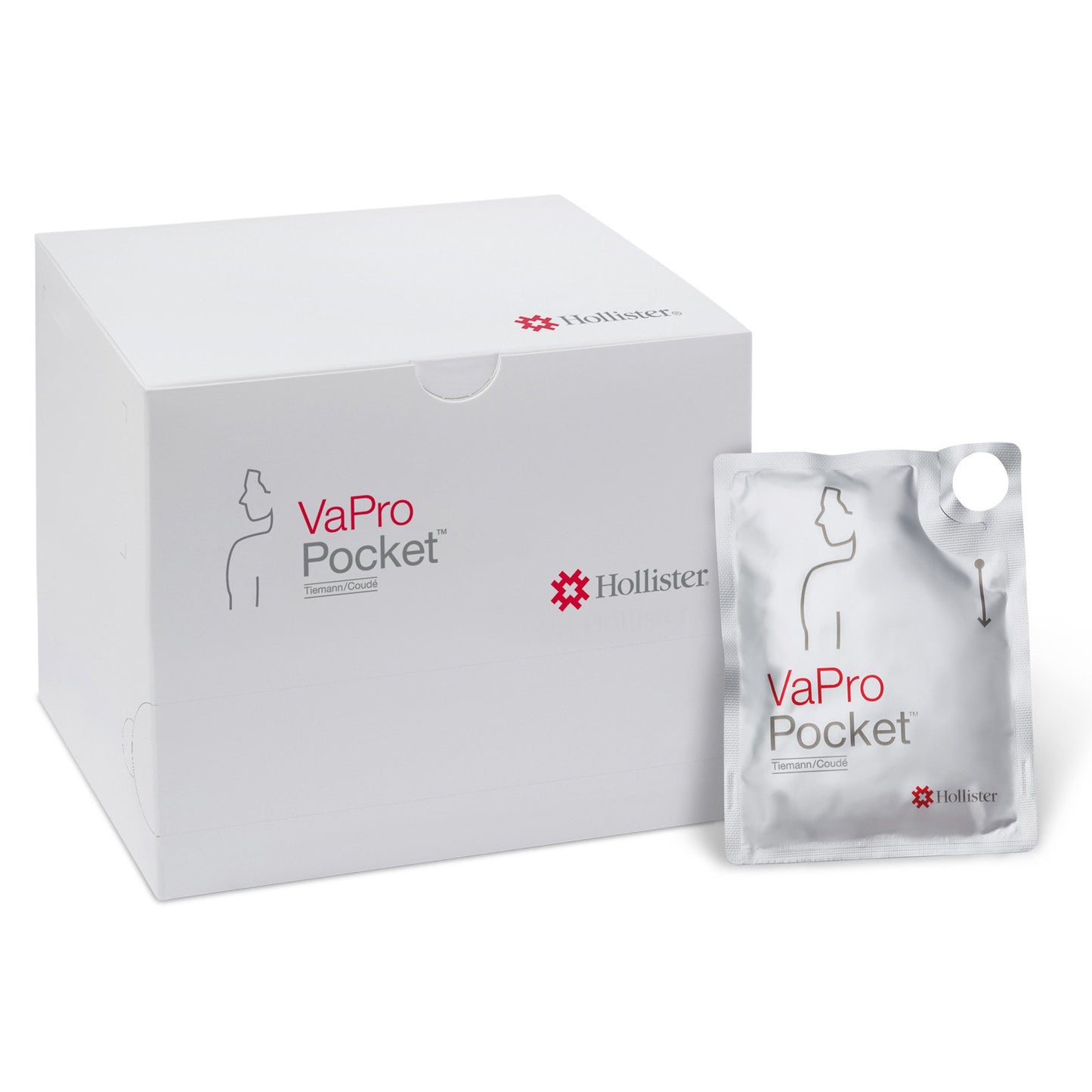 Pocket™ PVC Intermittent Catheter Tray VaPro Plus, Coudé Tip