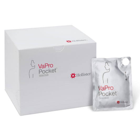 Pocket™ PVC Intermittent Catheter Tray VaPro Plus, Coudé Tip