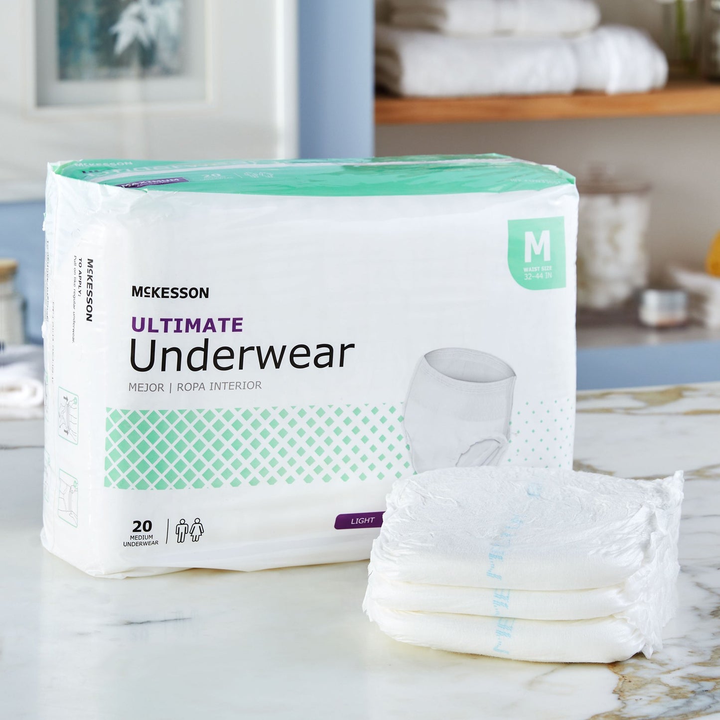 McKesson Ultimate Heavy Absorbency Incontinence Underwear