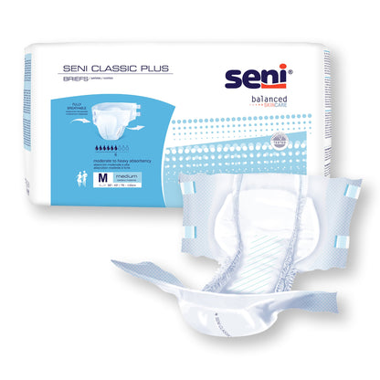 Seni® Classic Plus Moderate to Heavy Absorbency Incontinence Brief