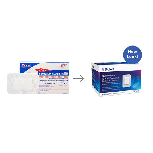 Dukal™ Island Dressing with Border, 2 x 3 Inch
