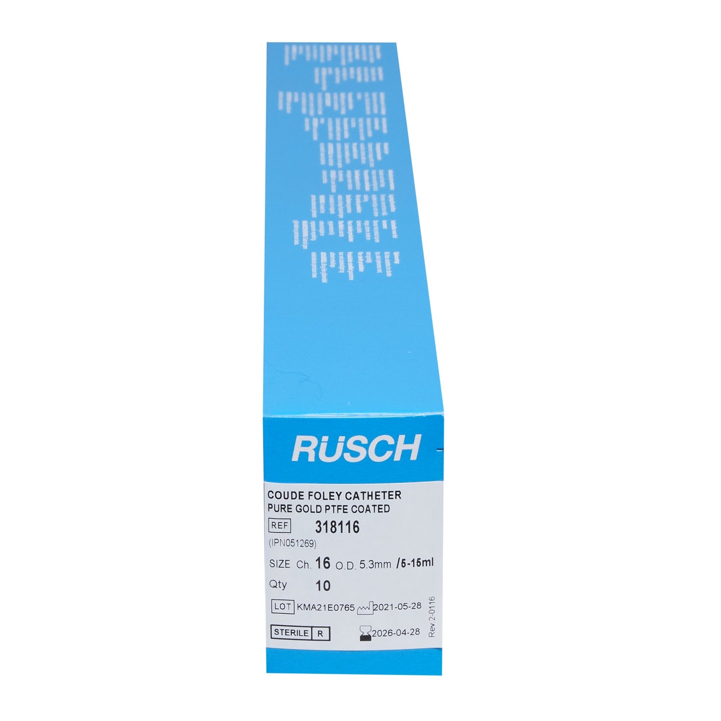 Rüsch® PureGold® Foley Catheter, 5 cc