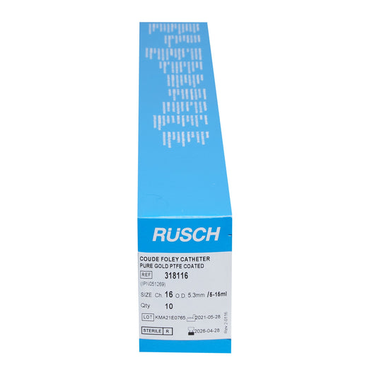 Rüsch® PureGold® Foley Catheter, 5 cc