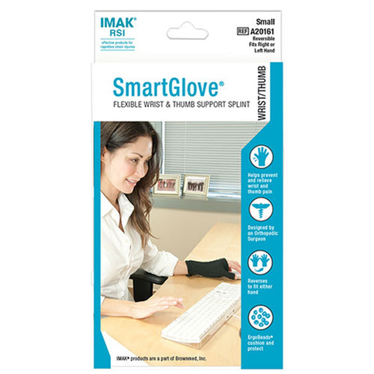 IMAK® RSI SmartGlove with Thumb Support Glove, Black