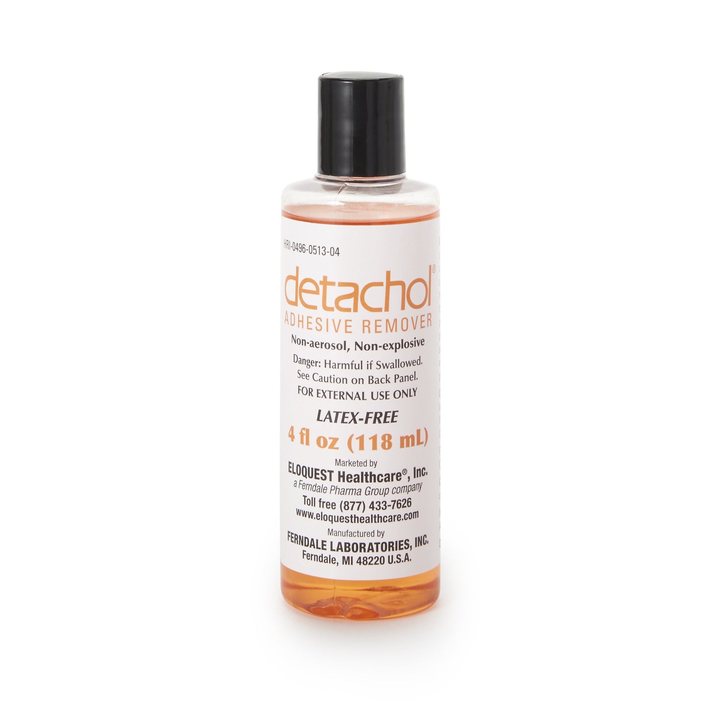 Detachol Adhesive Remover, 4-Ounce Bottle