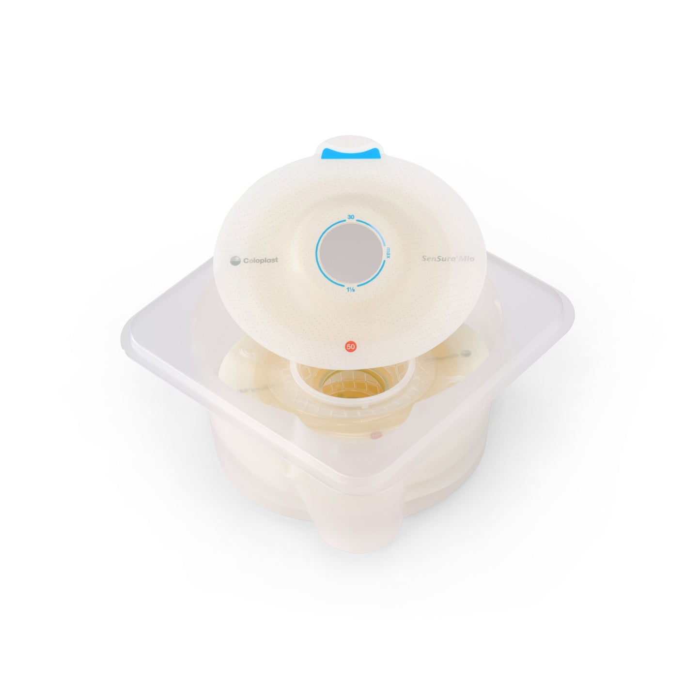 SenSura® Mio Click Convex Deep Ostomy Barrier, 28 mm Stoma