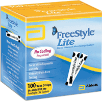 Freestyle Lite Blood Glucose Test Strip (100 count) 100ct