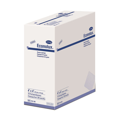 Econolux® Gauze Sponge, 4 x 4 Inch