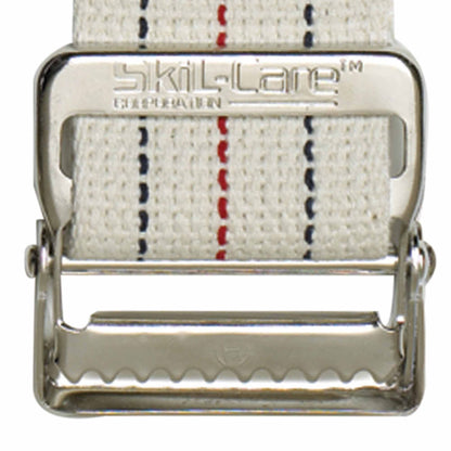 SkiL-Care™ Pinstripe Gait Belt with Metal Buckle, 60 Inch