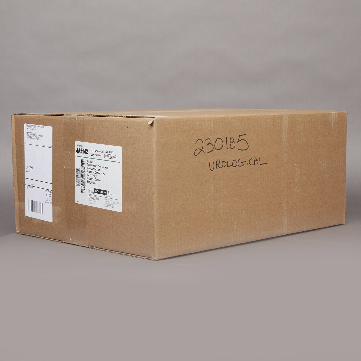 Touchless® Plus Intermittent Catheter Kit, Vinyl