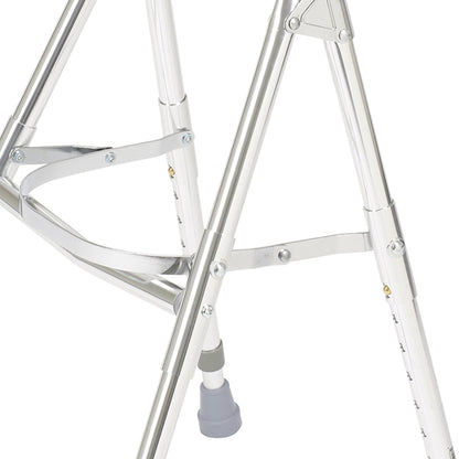 Drive™ Hemi Aluminum Side Step Folding Walker, 29.5 – 37 Inch Height