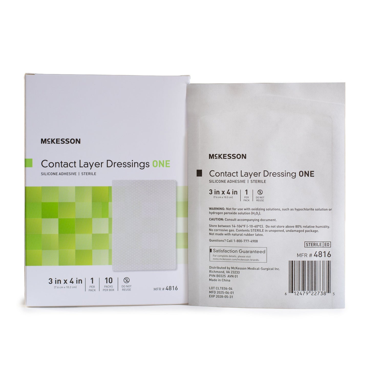 McKesson Silicone Wound Contact Layer Dressing