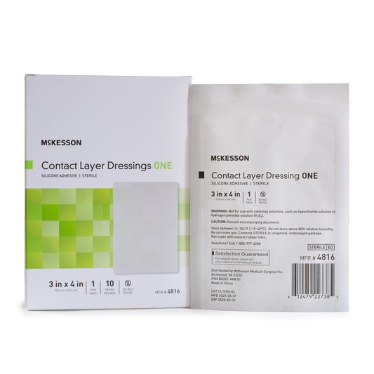 McKesson Silicone Wound Contact Layer Dressing