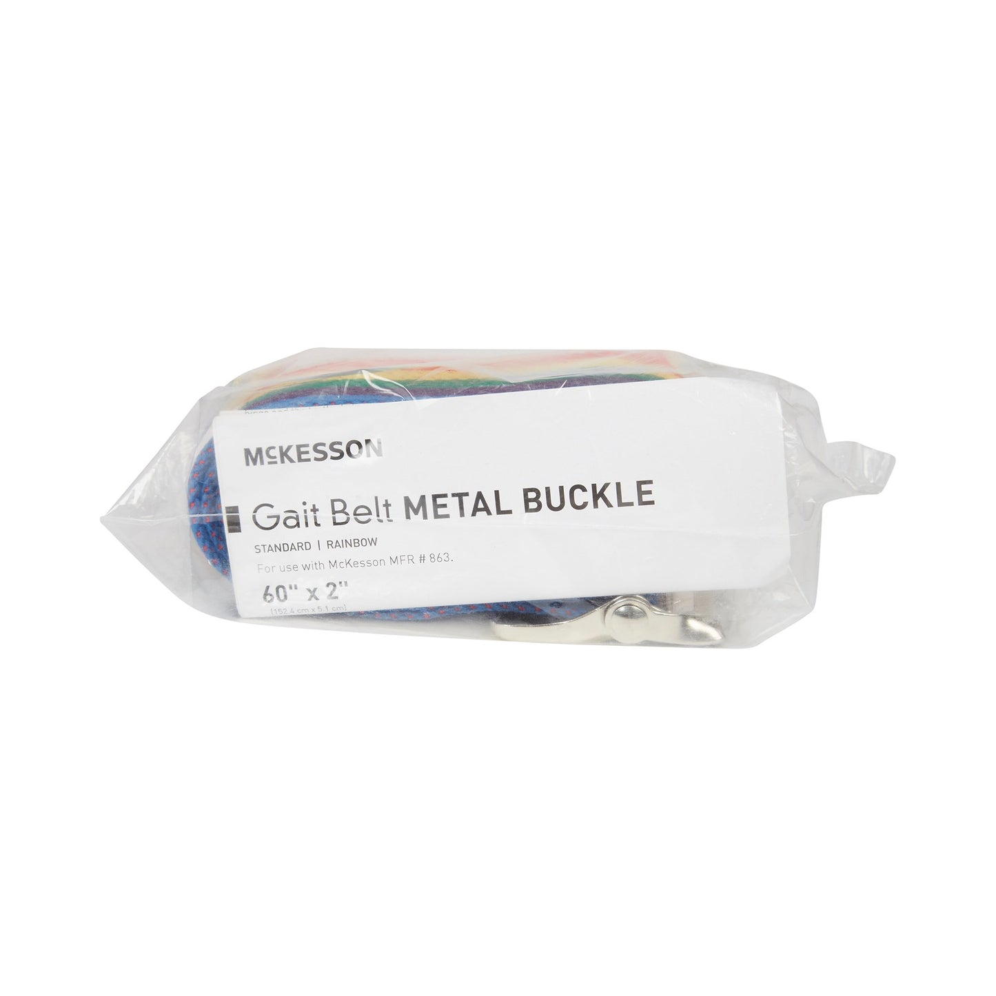 McKesson Rainbow Design Gait Belt, 60 Inch