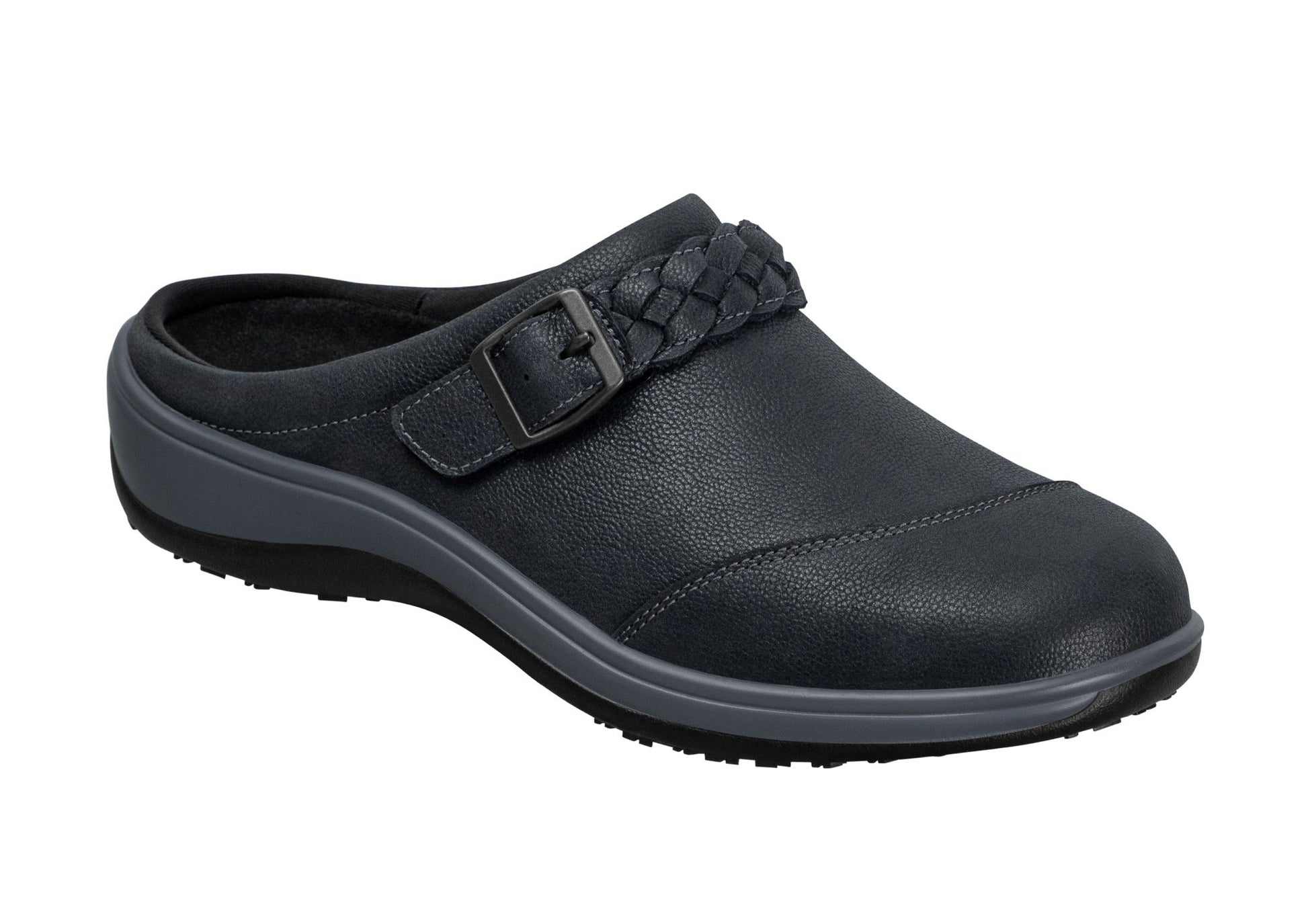 Irma Women's Clogs, Black, angle view