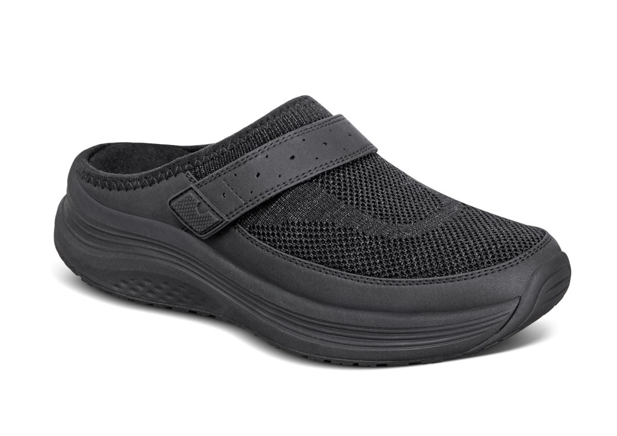 Iris Women's Clogs, Black, angle view