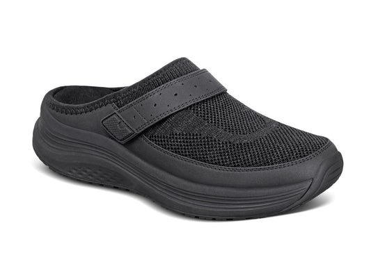 Iris Women's Clogs, Black, angle view