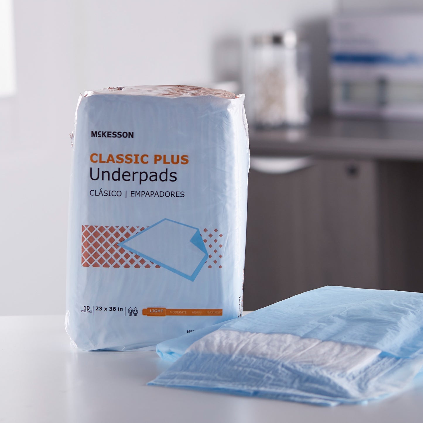 McKesson Classic Plus Light Absorbency Underpads