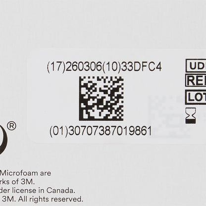 3M™ Microfoam™ Foam / Acrylic Adhesive Medical Tape, White