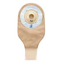 Deep Convex 1-1/2" Opening Opaque Ultralite Pouch With Skin Shield Barrier 10 Count