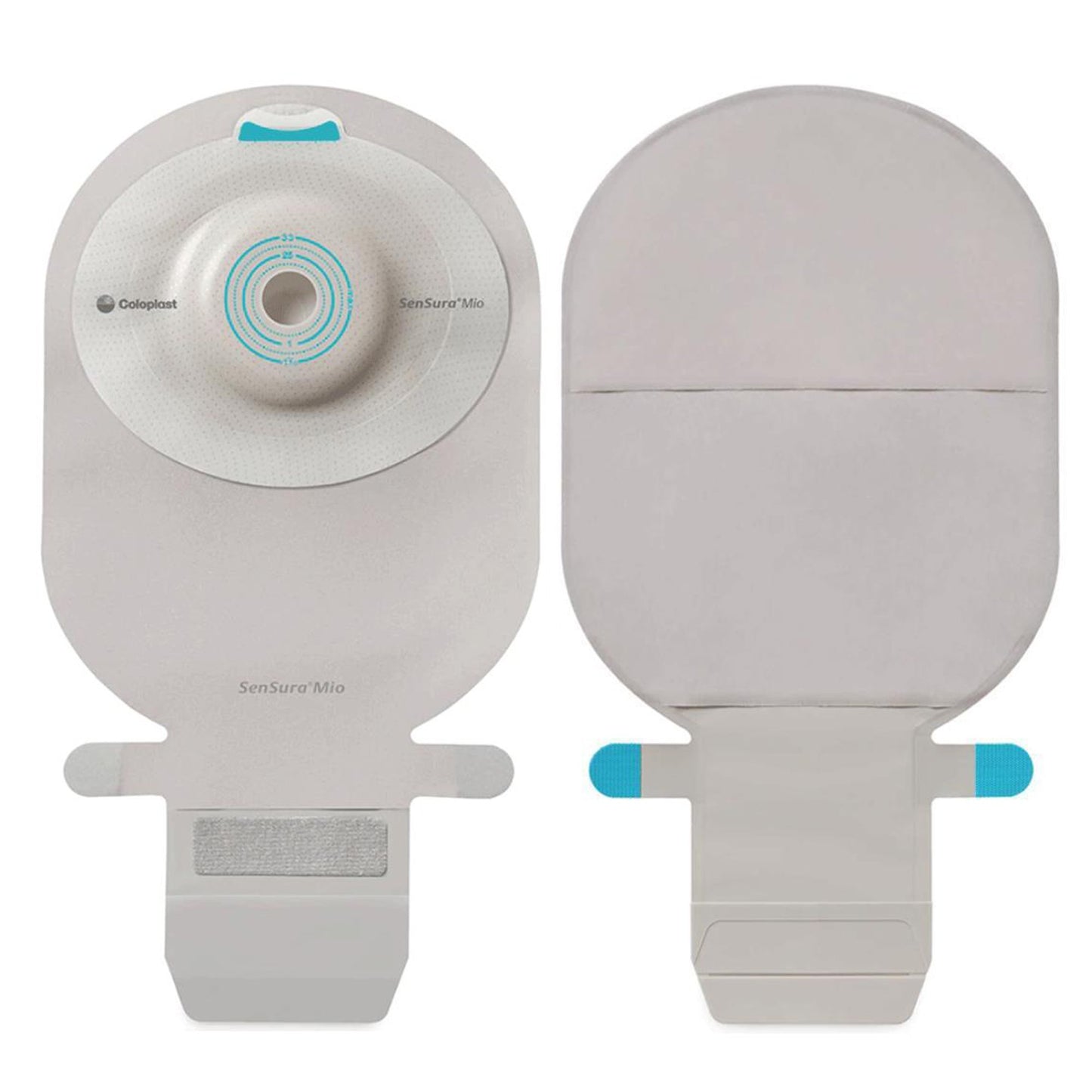SenSura® Mio Flat Opaque Ostomy Pouch, 32 mm Stoma