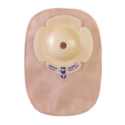 UltraMax Deep Convex Closed-End Pouch Pre-Cut 7/8" (22mm) With AquaTack Hydrocolloid Barrier Transparent 15 Count