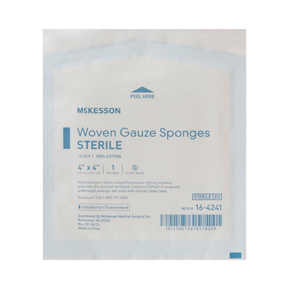 McKesson Gauze Sponge, 4 x 4 Inch