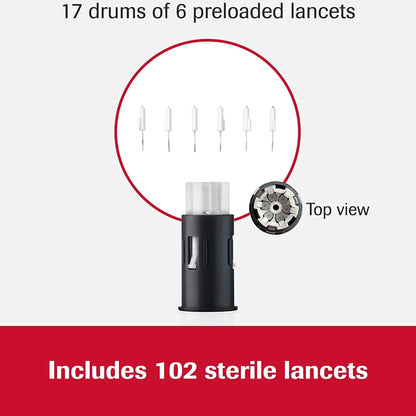 Accu-Chek® FastClix Lancet, 30 Gauge