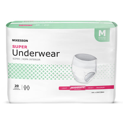 McKesson Super Moderate Absorbency Incontinence Underwear