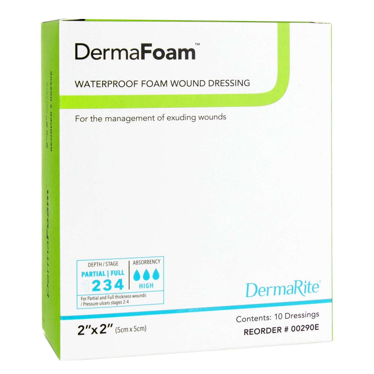 DermaFoam® Nonadhesive without Border Foam Dressing