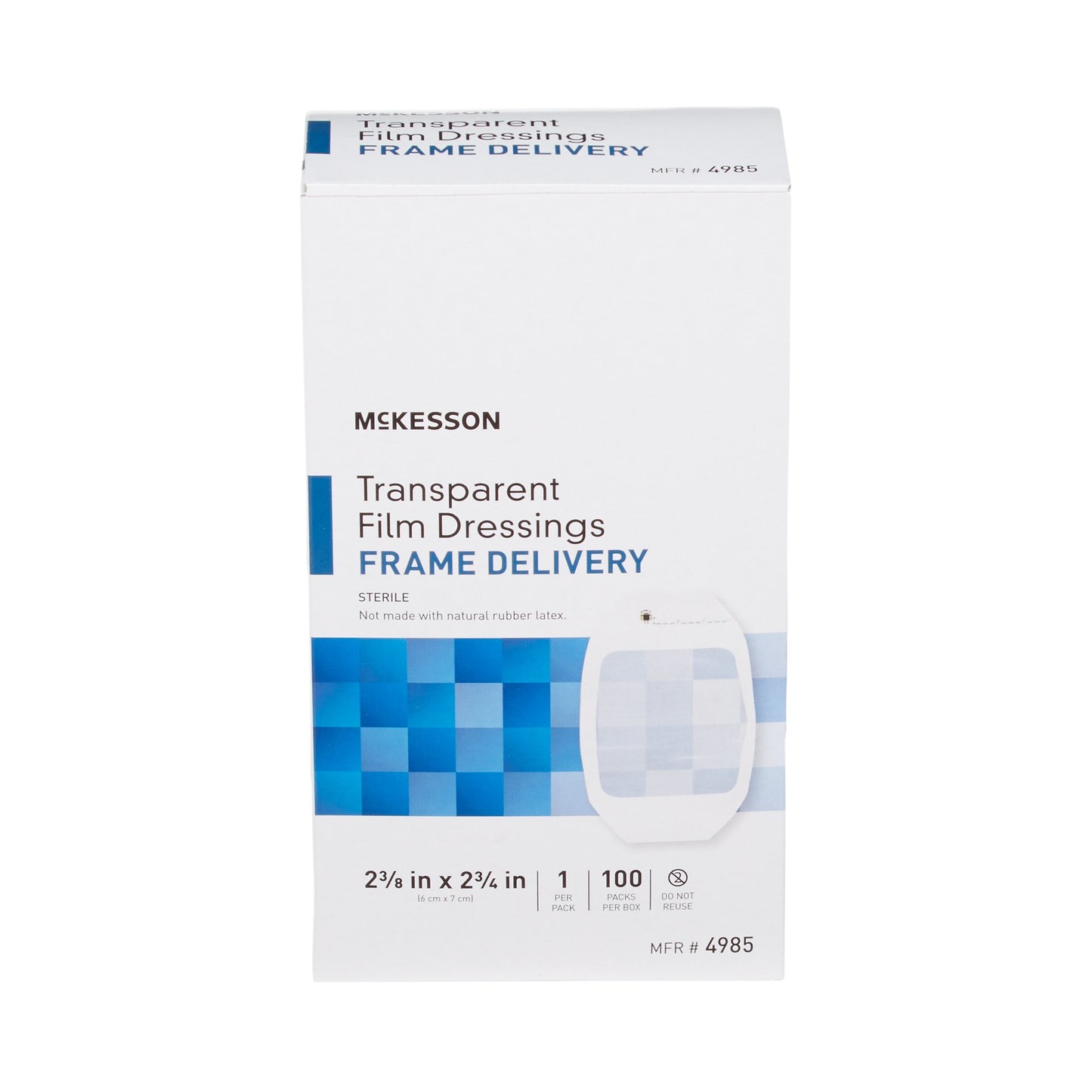 McKesson Octagonal Sterile Dressing with Frame-Style Delivery
