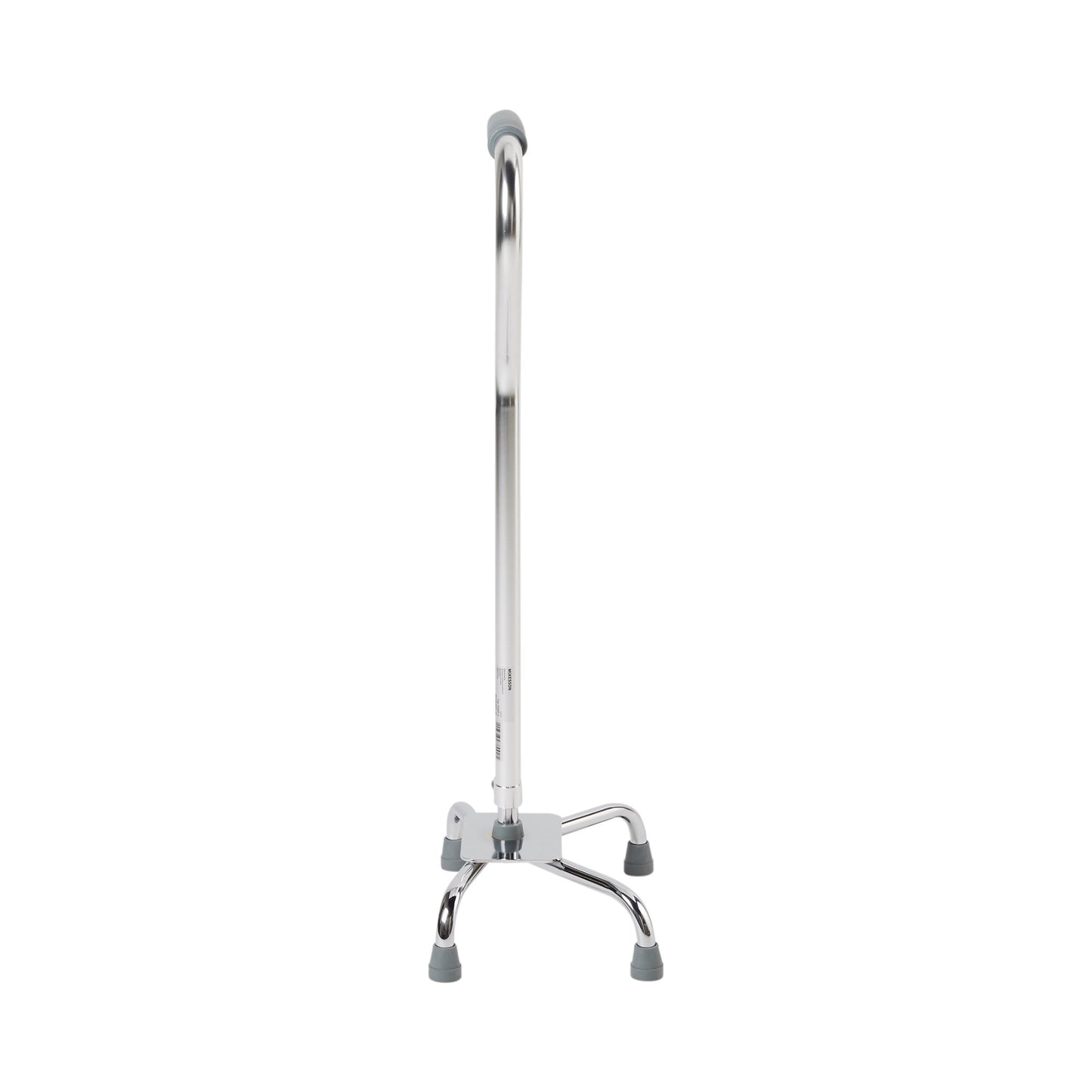 McKesson Steel Chrome Offset Quad Cane, 29 – 37.5 Inch