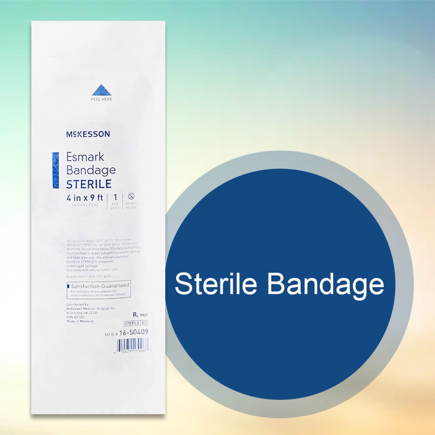 McKesson No Closure Esmark Compression Bandage