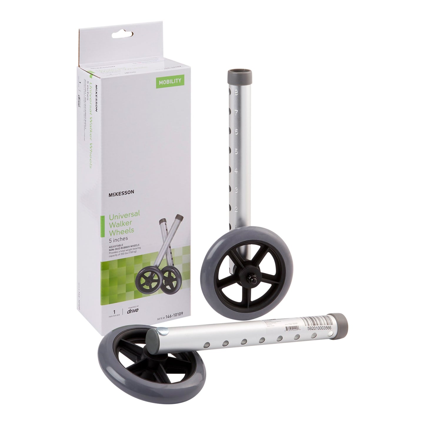 McKesson Walker Wheels, 5-Inch Diameter