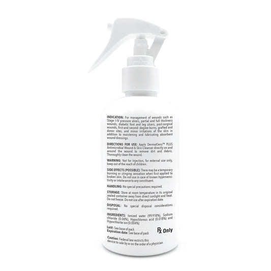 DermaRite®'s DermaKlenz PLUS Wound Cleanser - Spray Bottle, 8 oz.