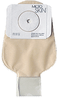 1" One-Piece Drain Pouch with Microderm Plus Washer 10 10 Count