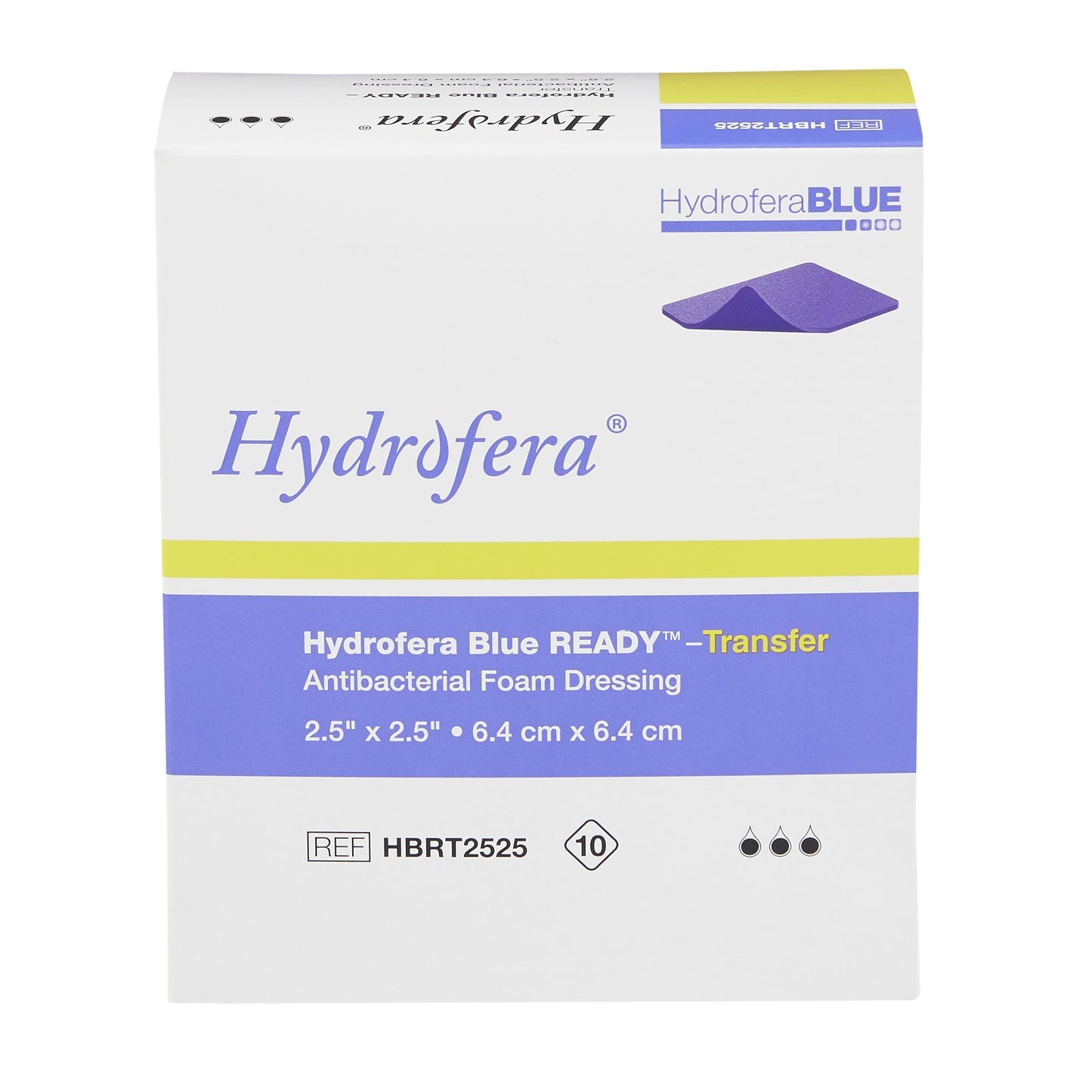 BLUE® Antibacterial Foam Dressing Hydrofera
