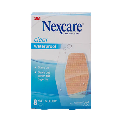 Nexcare™ Waterproof Knee / Elbow Sheer Adhesive Strip, 2-3/8 x 3-1/2 Inch