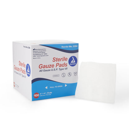Dynarex® Gauze Sponge, 4 x 4 Inch