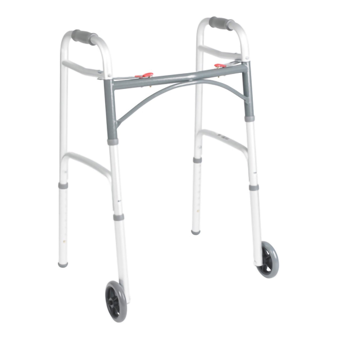 McKesson Junior Aluminum Folding Walker, 25 – 32-1/4 Inch Height
