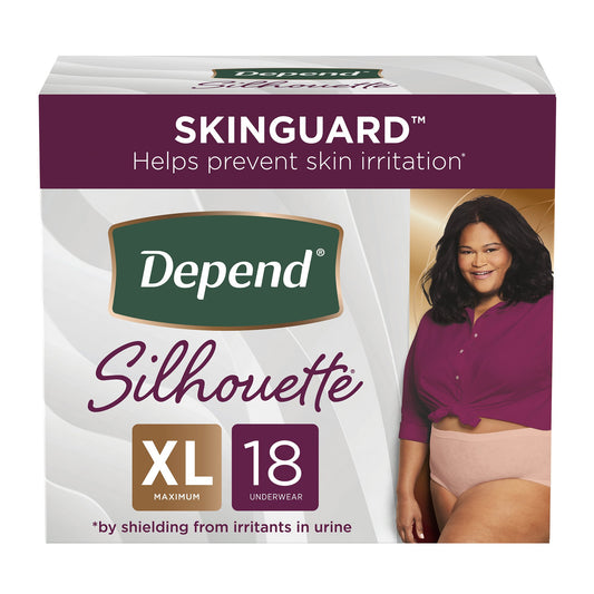 Depend® Silhouette® Classic Women's Underwear, X-Large