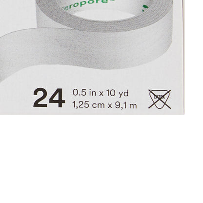 3M™ Micropore™ Paper Medical Tape, 1/2 Inch x 10 Yard