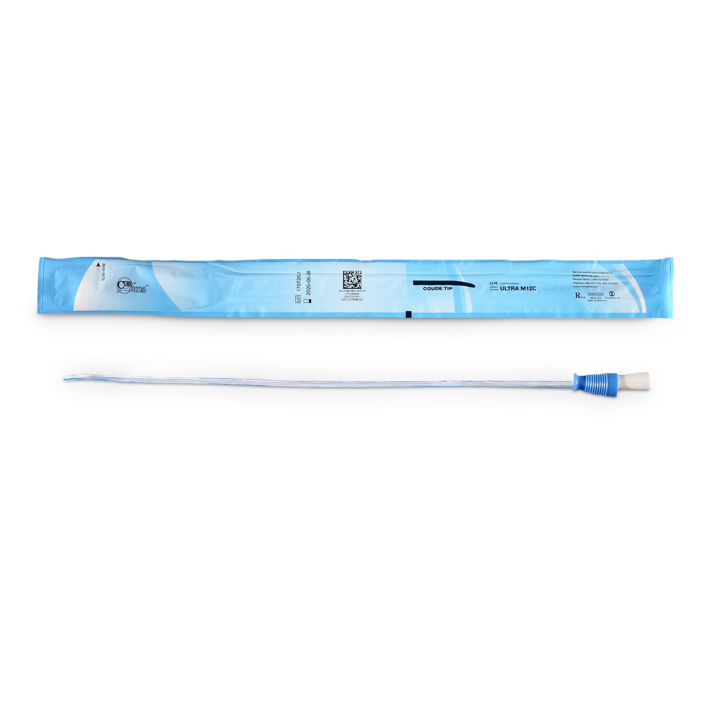 Cure Ultra® Urethral Catheter, Male, Unisex
