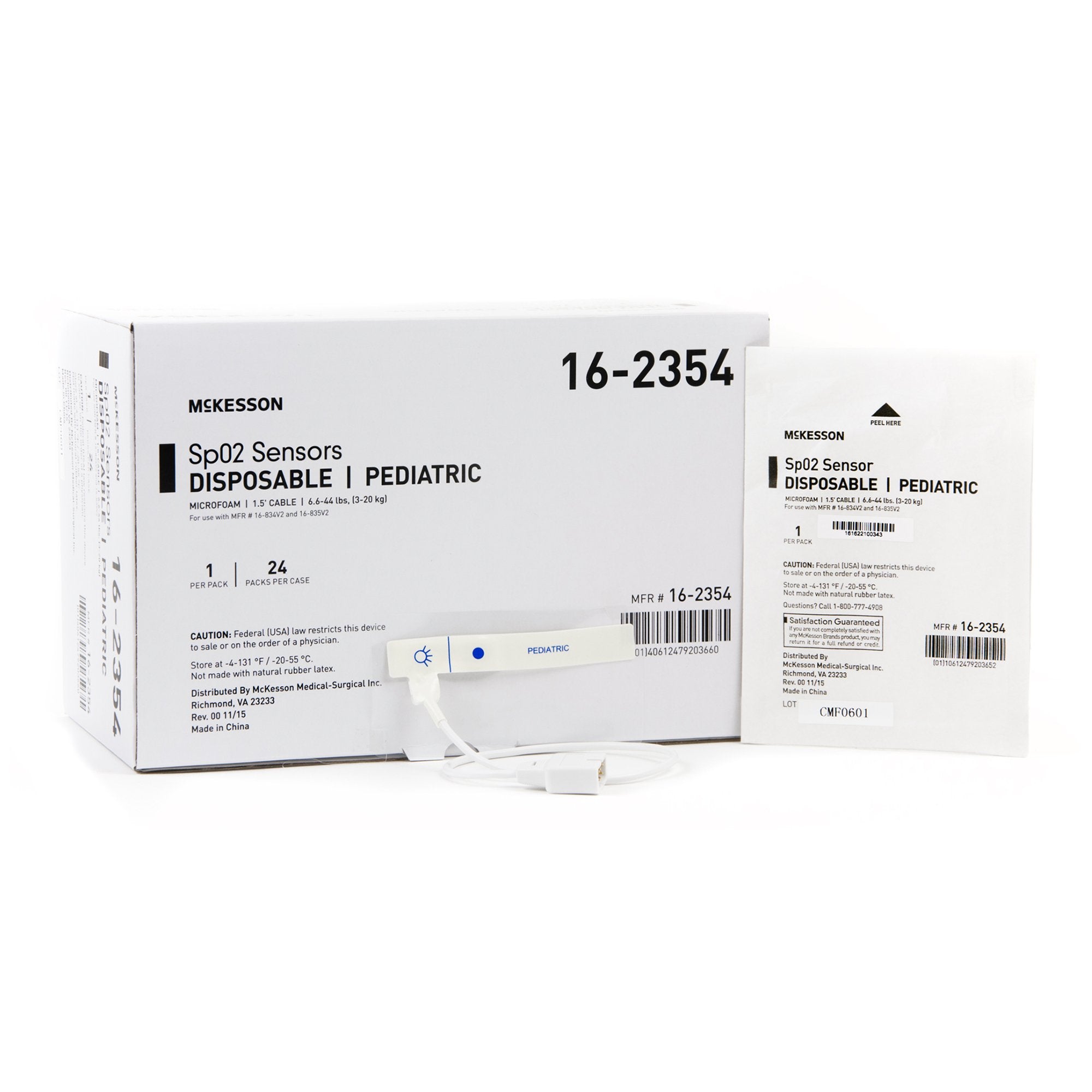 McKesson Disposable Pediatric SpO2 Sensor – Home Medix